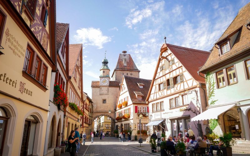 Photo of buildings during daytime in Rothenburg.